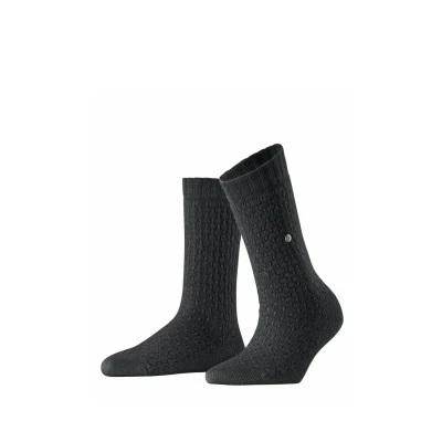 Abbildung von Burlington Orkney Socken, Damen, Größe: 36 41, Black