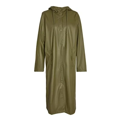 Abbildung von Noisy May SKY L/S Aline Raincoat NOOS Regenjacke / wasserabweisende Jacke, Damen, Größe: Large, Kalamata