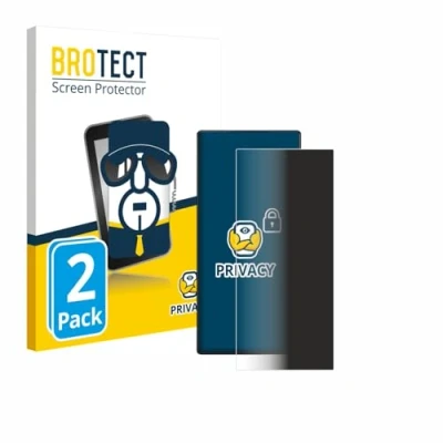 Abbildung von BROTECT (2 Stück Anti Spy Blickschutzfolie für ZTE Nubia Red Magic 9 Pro Privacy Screen Protector [Displayschutz, Sichtschutz, Blaulichtfilter]