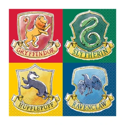 Abbildung von Servietten Harry Potter 33x33cm 16 Stück