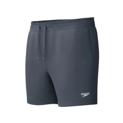 Abbildung von Speedo Herren Watershort Badehose 16&quot; Schnell trocknend Bequemer Sitz Klassischer Style Tunnelzugbund Schwimmbekleidung, Grey Lead/Schwarz, L