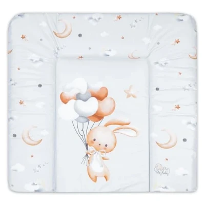 Abbildung von Wickelauflage Wickelkommode Auflage Baby 85 x 72 cm Wickelmatte Wickeltischauflage Wasserfest Wickelunterlage Weich Kaninchen