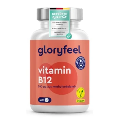 Abbildung von gloryfeel® Vitamin B12 Methylcobalamin Tabletten 400 St
