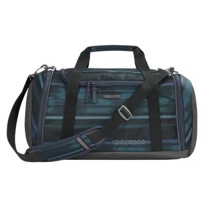 Abbildung von Coocazoo Sporttasche, Urban Line, blau, Nasswäschefach, Seitentasche, Schuhfach, Abnehmbarer, Verstellbarer Schultergurt, ab der 3. Klasse, 20 Liter