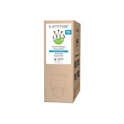 Abbildung von Attitude Nature + Waschmittel BIB 4L Wildblumen 160 Wäschen