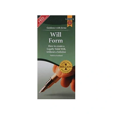 Abbildung von Last Will &amp; Testament Form Pack: How to Create a Legally Valid Will, without Solicitor in Scotland