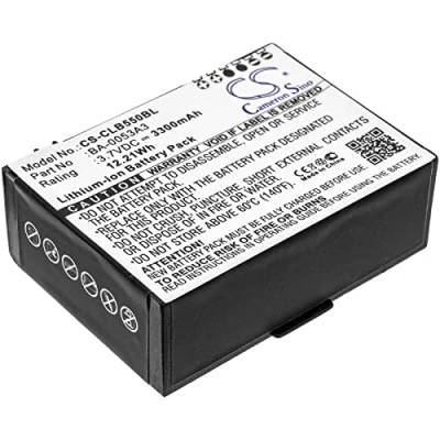 Abbildung von CS CLB550BL Akkus 3300mAh Kompatibel mit [CipherLab] CP50, CP55 Ersetzt BA 0053A3