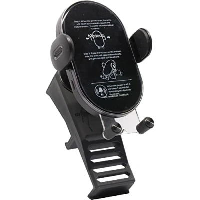 Abbildung von CraVeDRIVE 15W Handyhalterung Auto Lüftung mit Ladefunktion I Kompatibel Lüftungen Renault Captur 2 Wireless Quick Charge Induktives Laden