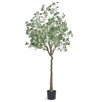 Abbildung von Kunstpflanze VEVOR Eukalyptus Künstlich 80x80x181cm PE Künstliche., VEVOR, Höhe 181 cm