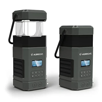 Abbildung von Albrecht DR 114 DAB+ Notfall Outdoor Radio mit (mit Laterne, Handkurbel, Akku Ladefunktion, Solarpanel)