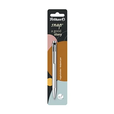 Abbildung von Pelikan 817639 Snap K10 Kugelschreiber, Metall, silberfarben