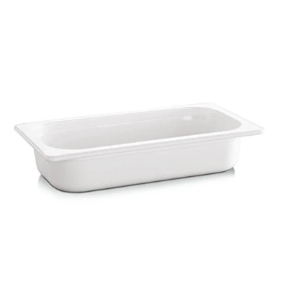 Abbildung von APS 83753 GN 1/3 Behälter &quot;ECO LINE&quot;, 32,5 x 17,6 cm, Tiefe 65 mm, 2 Liter Melamin, weiß