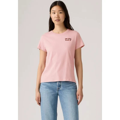 Abbildung von Levi&#039;s Damen The Perfect Tee T Shirt, Gab Rose Bw Fill Zep, Small