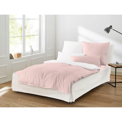 Abbildung von Irisette Wendebettwäsche &quot;Varia 8730 in Mako Satin Qualität, 100% Baumwolle, Bett und Kopfkissenbezug mit Reißverschluss, seidigem Glanz, gepunktet, Sommerbettwäsche, ganzjährig einsetzbar&quot;, (2 tlg.)
