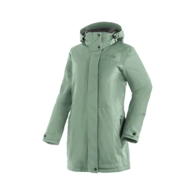 Abbildung von Maier Sports Lisa 2.1, Damen Outdoorjacke, Wasserdichter Outdoor Mantel mit vielen Features, mTEX Wetterschutz und mTHERM für hohen Wärmerückhalt, PFC frei, Grün, 36