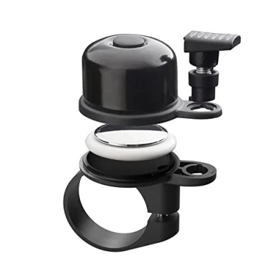 Abbildung von AIRBELL Fahrradklingel für Apple AirTag 31,8 mm Durchmesser Halterung in Klingel Versteckt Fahrrad Diebstahlsicherung Inklusive Werkzeug