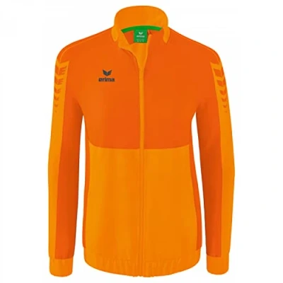 Abbildung von Erima Fussball SIX Wings PRÄSENTATIONS Trainingsjacke, Damen, Größe: 34, Orangeorange