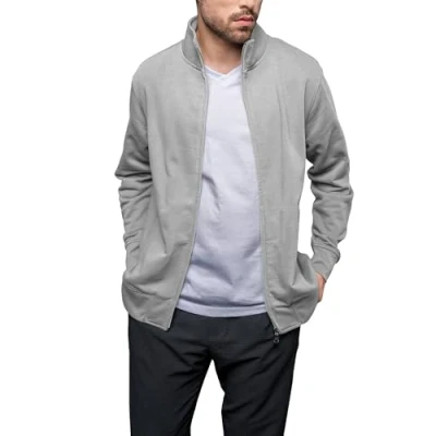 Abbildung von HRM Herren 1001 Kapuzenpullover, Grey Melange, XXL