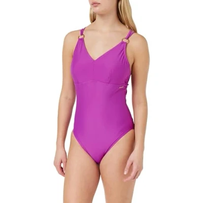 Abbildung von Speedo Women&#039;s Shaping Strappy 1 Piece Badeanzug, Pink, 66