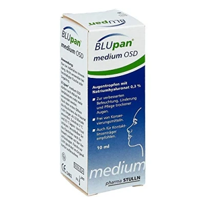 Abbildung von Blupan Medium OSD Augentropfen 10 ml