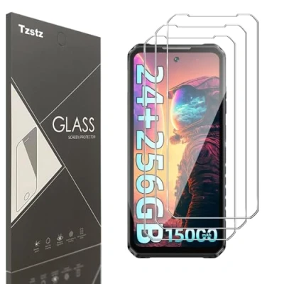 Abbildung von Tzstz 3 Stück Displayschutzfolie aus Hartglas für IIIF150 B2 Ultra Härtegrad 9H kratzfest HD