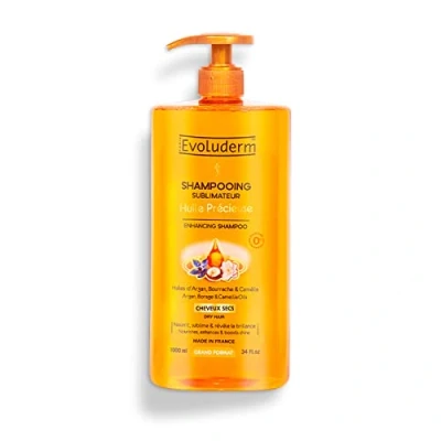 Abbildung von Wertvolles öl Shampoo Trockenes Haar Evoluderm / 1 Liter Flasche