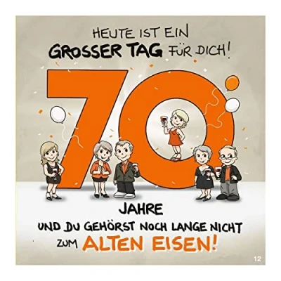 Abbildung von Depesche 11661 045 Glückwunsch Karte mit Musik, witzige Geburtstags Archie Motiv, passendem Spruch und Innentext, inkl. Umschlag, 17 x 16,5 cm