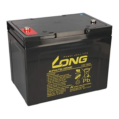 Abbildung von Kung Long Blei Vlies Akku KPH75 12NE, 12 V, 75 Ah, zyklenfest
