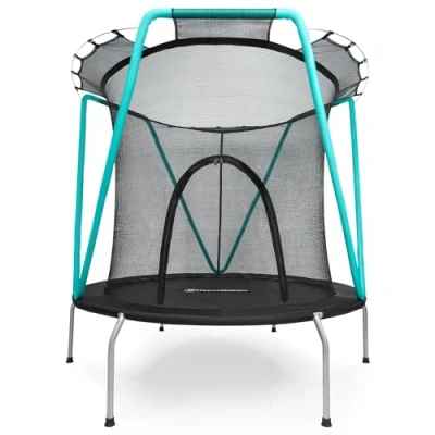Abbildung von HyperMotion Kindertrampolin Trampolin mit Sicherheitsnetz, für Kinder 3 8 Jahre, 167cm