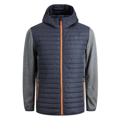 Abbildung von Jack &amp; Jones Jjemulti Quilted NOOS Übergangsjacke, Herren, Größe: XS, Grey melange