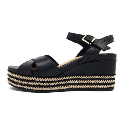 Abbildung von Tamaris Damen Sandalette 1 28001 20 003, Black Leather, 38 EU