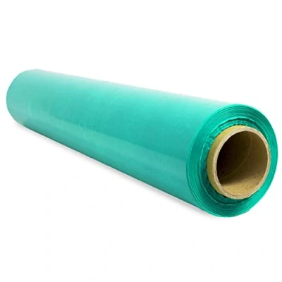 Abbildung von Stretch Verpackungsfolie, grüne Kunststofffolie zum Verpacken, schützende Kunststoffrolle für Versand und Umzug, Rolle von 50 cm bis zu 400 m dehnbar Ofituria (1 Stück)