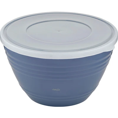 Abbildung von Emsa Rührschüssel &quot;Emsa K32541 Prep&amp;Bake Kunststoff 4,15 L&quot;, 1 tlg., aus Kunststoff, Deckel, rutschfester Boden, Ausgießlippe, spülmaschinenfest, L
