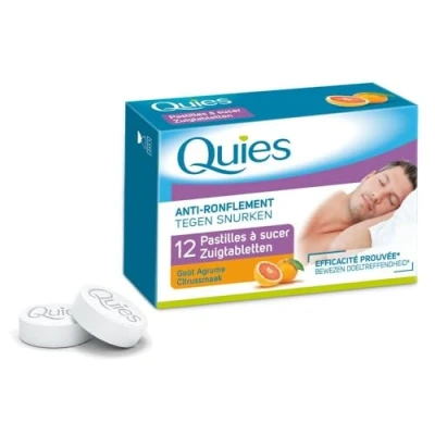 Abbildung von Quies Anti Schnarch 12 Lutschtabletten Zitrus