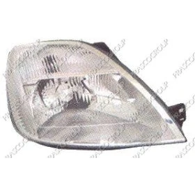 Abbildung von PRASCO FD3404803 Scheinwerfer rechts H4 weiß mit Blinklicht für Rechtsverkehr Elektromotor Stellmotor LWR FORD: FIESTA 5, 5 Van