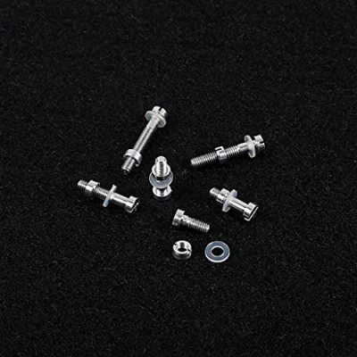 Abbildung von Alnicov 6PCS Plattenspieler Headshell Cartridge Stylus Montagekit Metallschraube Schraube Mutter Unterlegscheibe Set Lp Zubehör