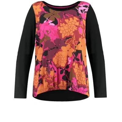Abbildung von Samoon Rundhals MIT Floraler Bluse, Damen, Größe: 52, Amazing pink gemustert