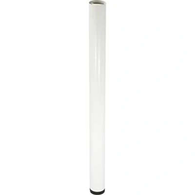 Abbildung von WAGNER Möbelbein/Tischbein/Möbelfuß/Systemrohr TENO Ø 60 x 800 mm, individuell mit System und QuickClick kombinierbar, Stahl pulverbeschichtet weiß, Tragkraft 50 kg 12361201