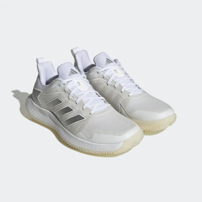 Abbildung von adidas Performance Defiant Speed W CLAY Tennisschuh für Sandplätze, Damen, Größe: 37 1/3, Ftwr white/silver met./grey one Schuhe
