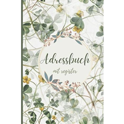 Abbildung von adressbuch : mit register: kontaktbuch telefonbuch telefonnummern a5 register geburtstagskalender telefonnummernbuch adressbüchlein notizbuch kontaktadressen