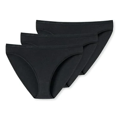 Abbildung von uncover by Schiesser 3PACK TAI SLIP Slip, Damen, Größe: Large, Schwarz