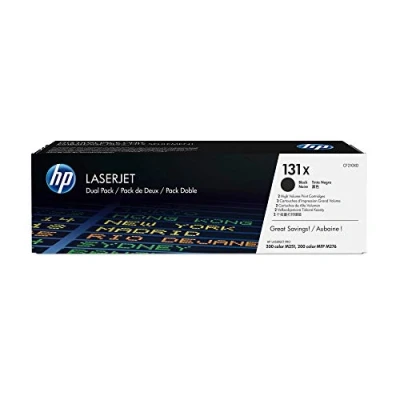 Abbildung von Dual pack! HP 131X schwarz toner 4.800 seiten CF210XD original