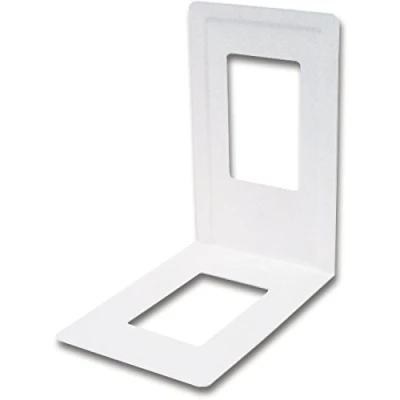 Abbildung von Element System Buchstützen aus Metall, 120 x 130 mm, 4 Stück, weiß, 10803 00000