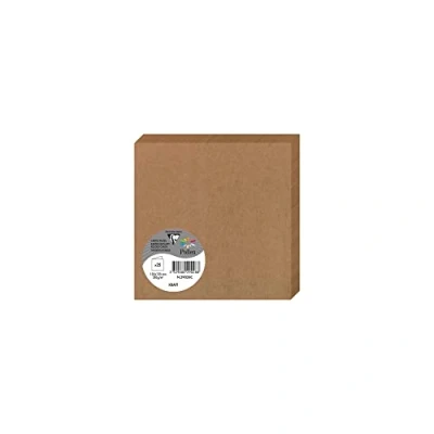 Abbildung von Clairefontaine 29028C Eine Packung mit 25 Pollen Faltkarten 13,5 x cm 200 g, braunes Kraftpapier