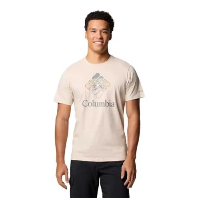 Abbildung von Columbia Rapid RIDGE Graphic TEE Tshirt print, Herren, Größe: Medium, Dark stone