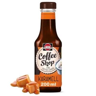 Abbildung von Schwartau Coffee Shop Caramel, Kaffeesirup zum Verfeinern von Kaffeespezialitäten, 200ml
