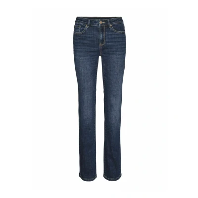 Abbildung von Vero Moda Vmflash Jeans Straight Leg, Damen, Größe: XSx32, Dark blue denim