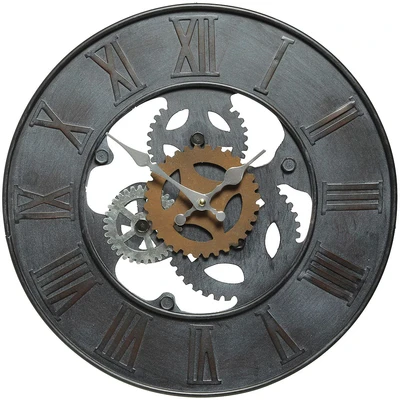 Abbildung von Ambiente Haus Wanduhr &quot;Zahnrad Uhr 39cm&quot;