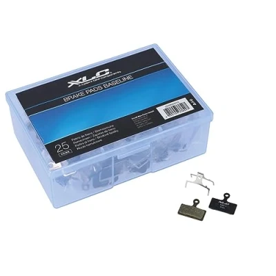 Abbildung von XLC Scheibenbremsbeläge Shimano BR B25 Werkstattbox mit 25 Set Baseline