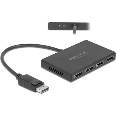 Abbildung von Delock DisplayPort 1.4 Splitter 1 x in zu 4 Out